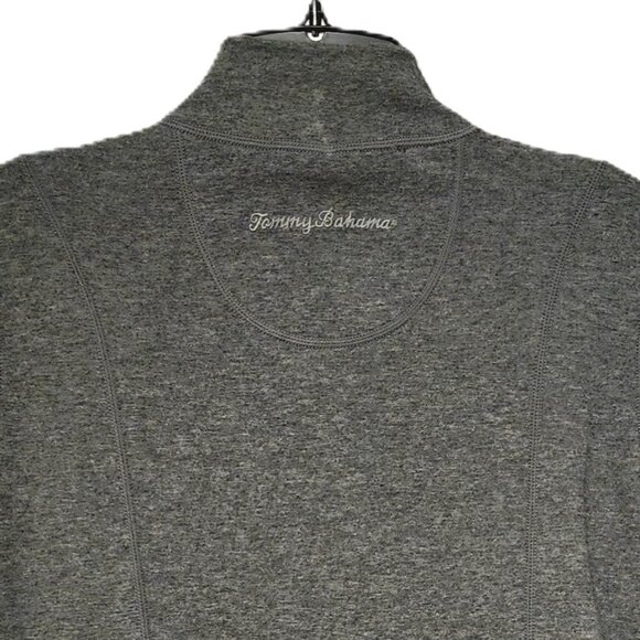 Tommy Bahama Womens Charcoal & Light Gray Reversible Cotton Full Zip Size XXS - Picture 6 of 8